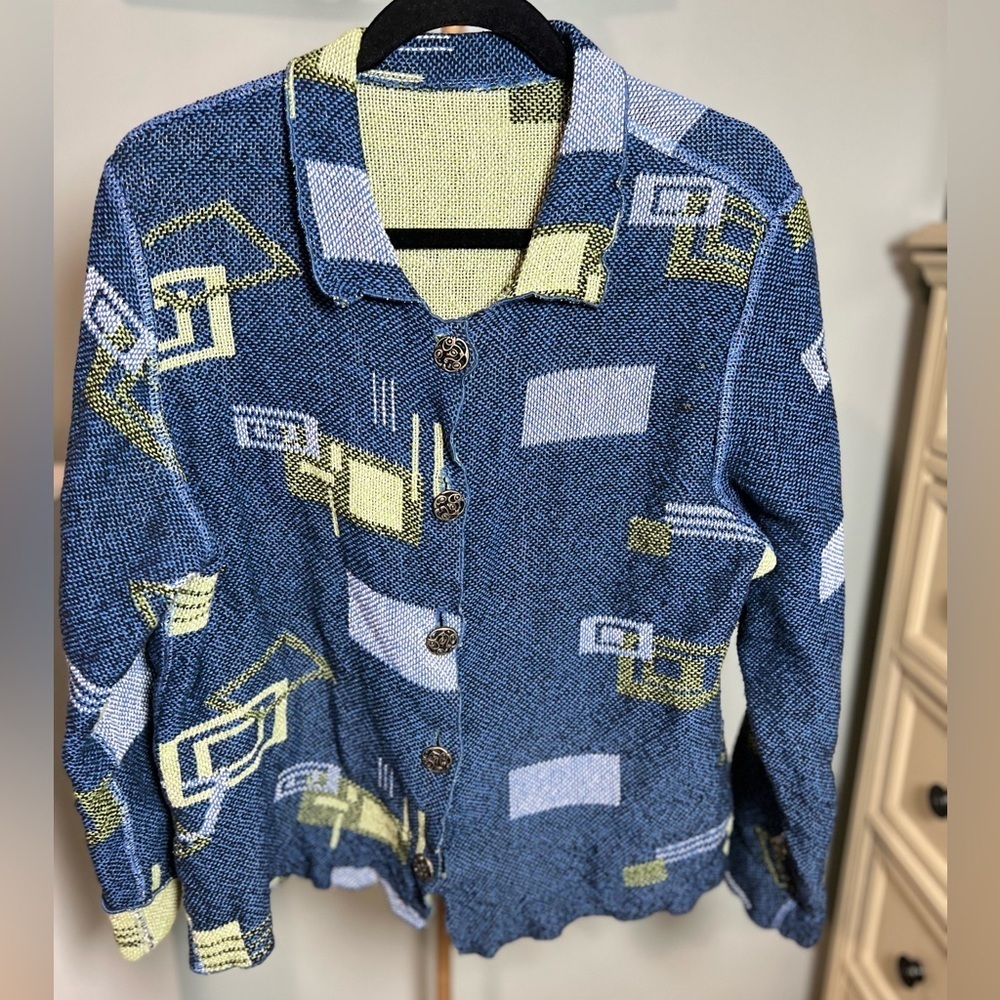 Jacket Inside Out Fits like a size Medium.